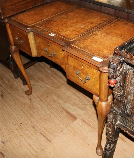 Walnut writing table